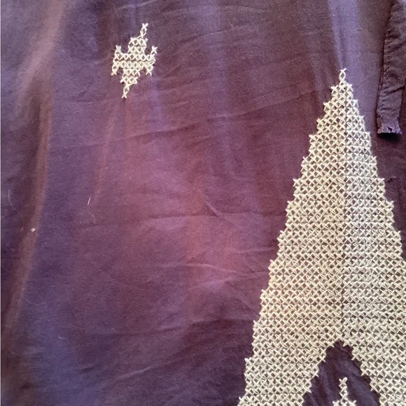 Boho Blue Tunic/Mini with Embroidery - Picture 6 of 11